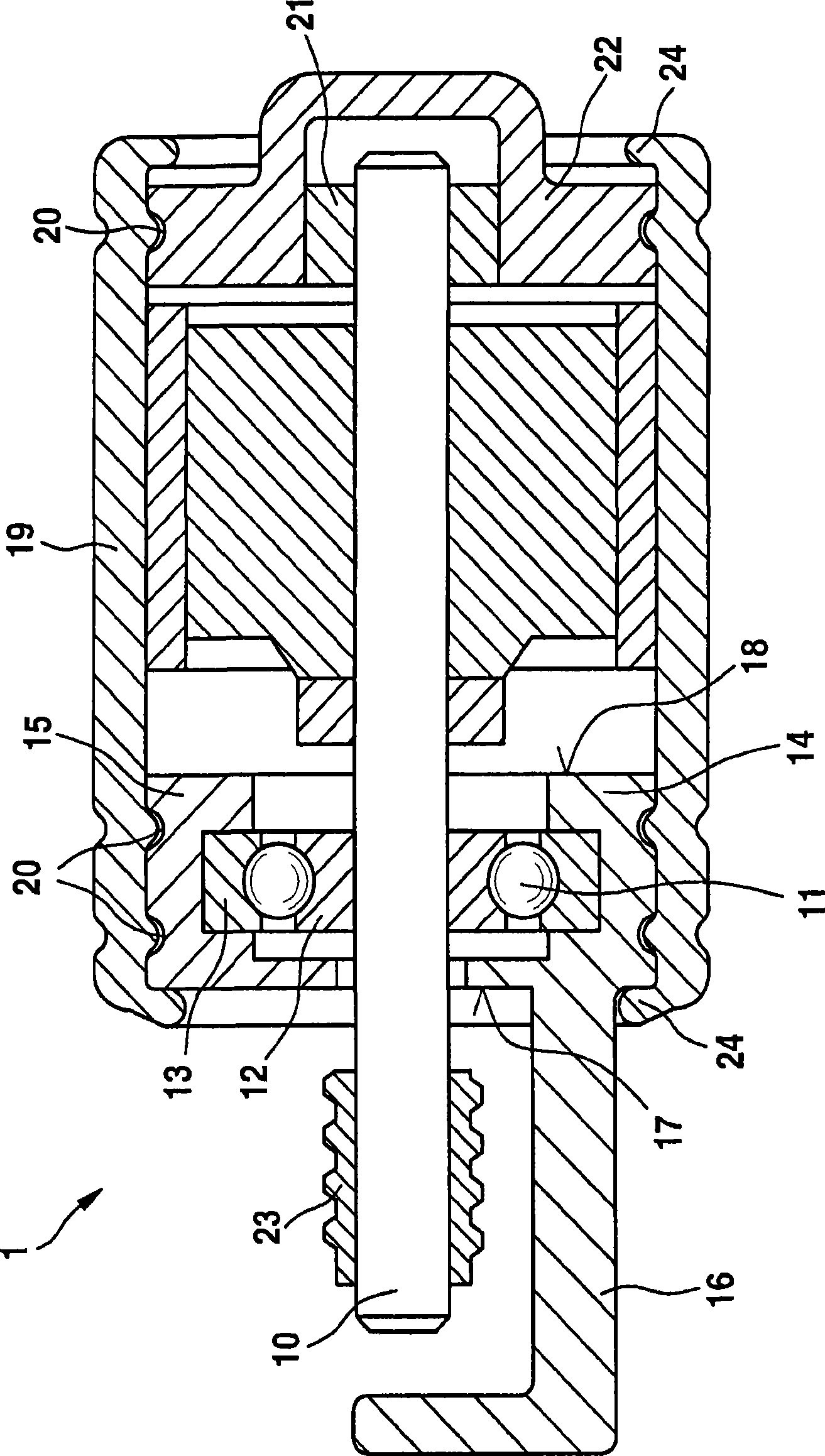 Electric motor, in particular for the windscreen wiper drive of a motor vehicle, with improved seating for the armature shaft bearing