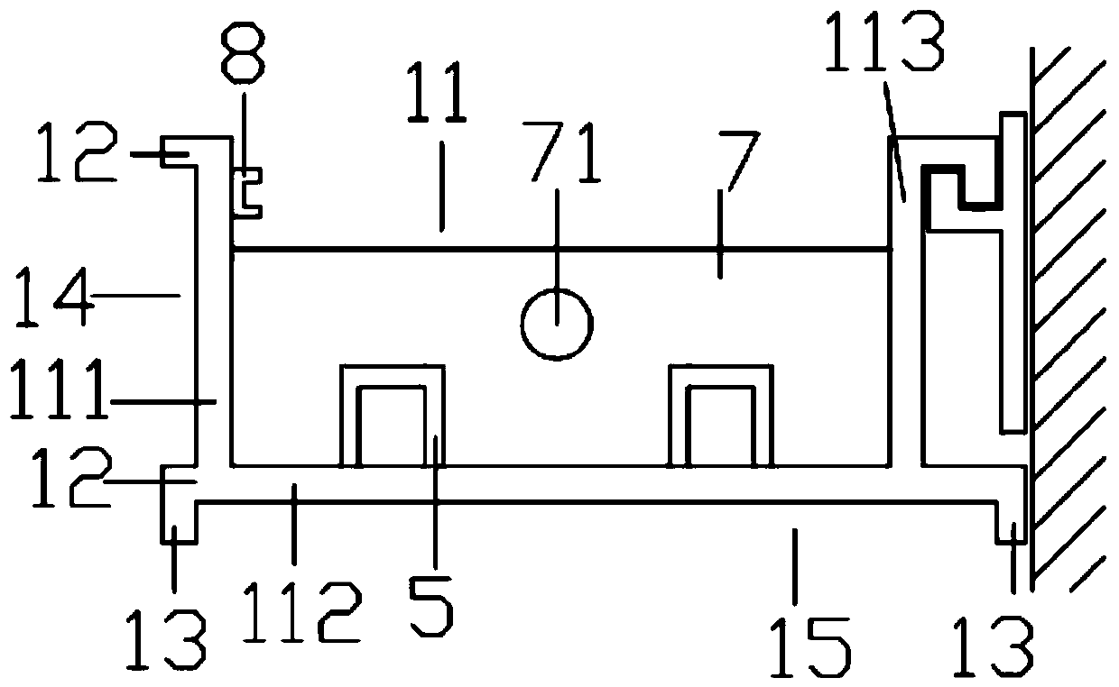 Wall body decoration system and construction method thereof