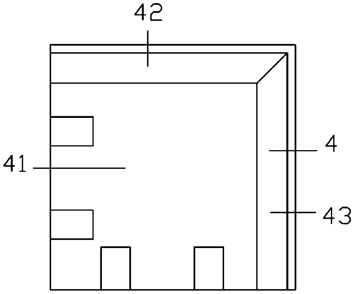 Wall body decoration system and construction method thereof