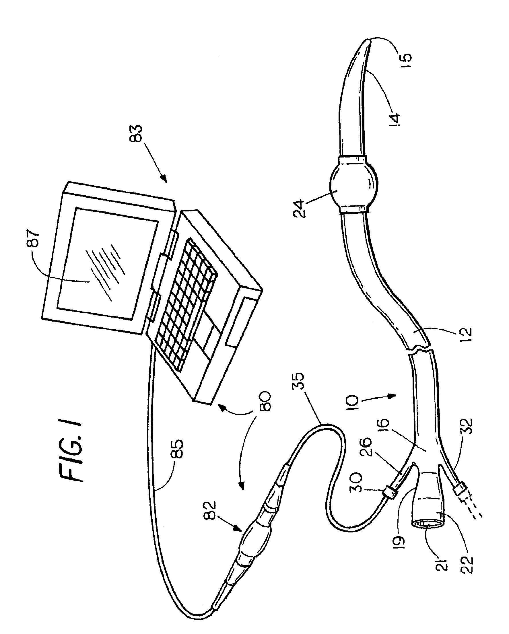 Flexible visually directed medical intubation instrument and method