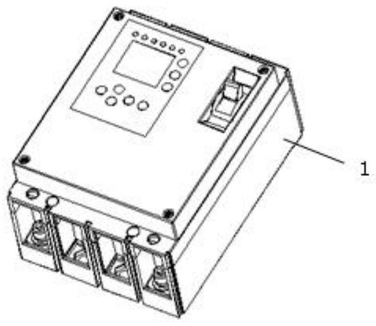 Three-phase unbalanced commutation molded case circuit breaker