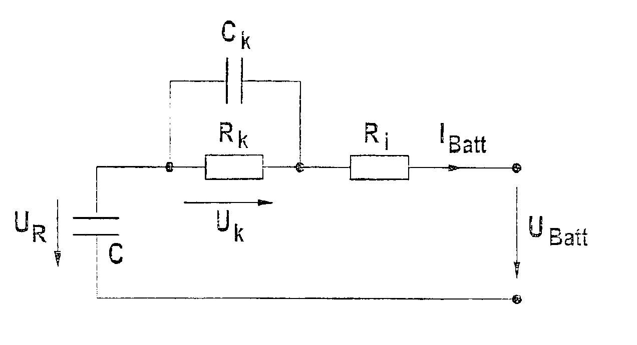 Method and arrangement for determination of the state of charge of a battery