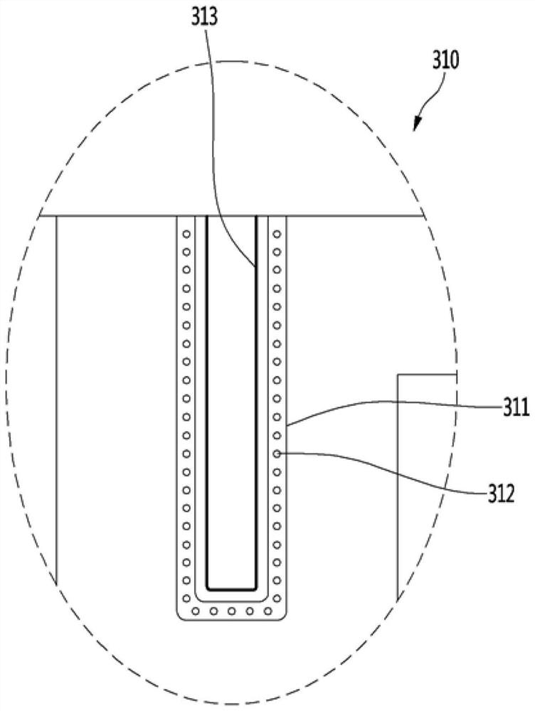 Apparatus for a oxide powder