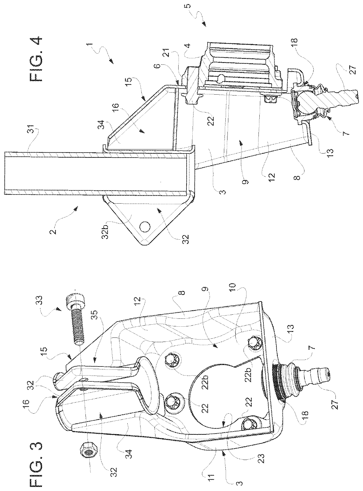 Integrated Steering Suspension Module For A Vehicle