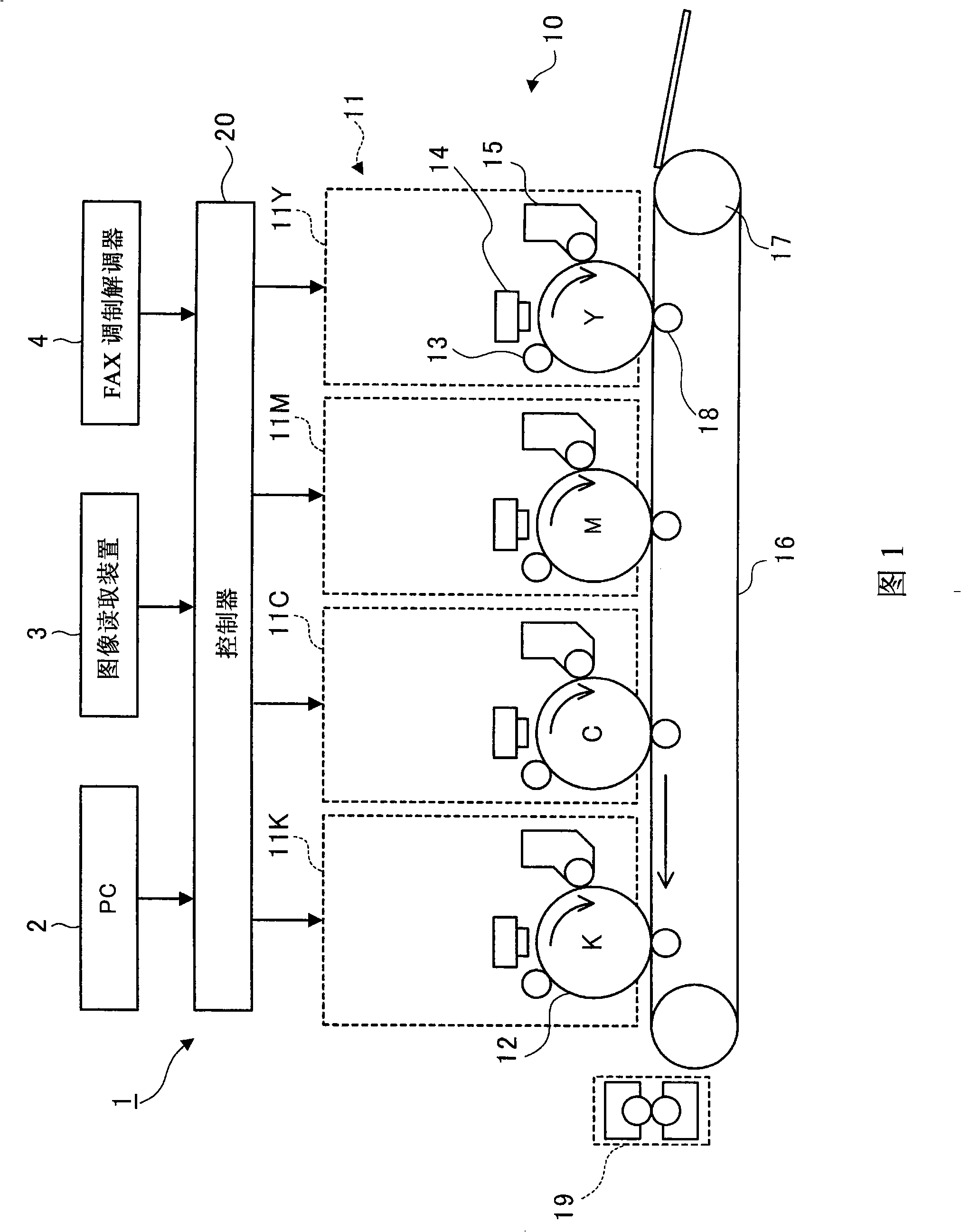 Exposure device, light-emitting device, image forming apparatus and failure diagnosing method