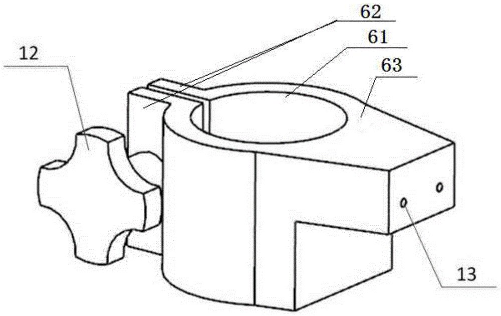 Thickness measuring device and measuring method of optical distance adjusting ring