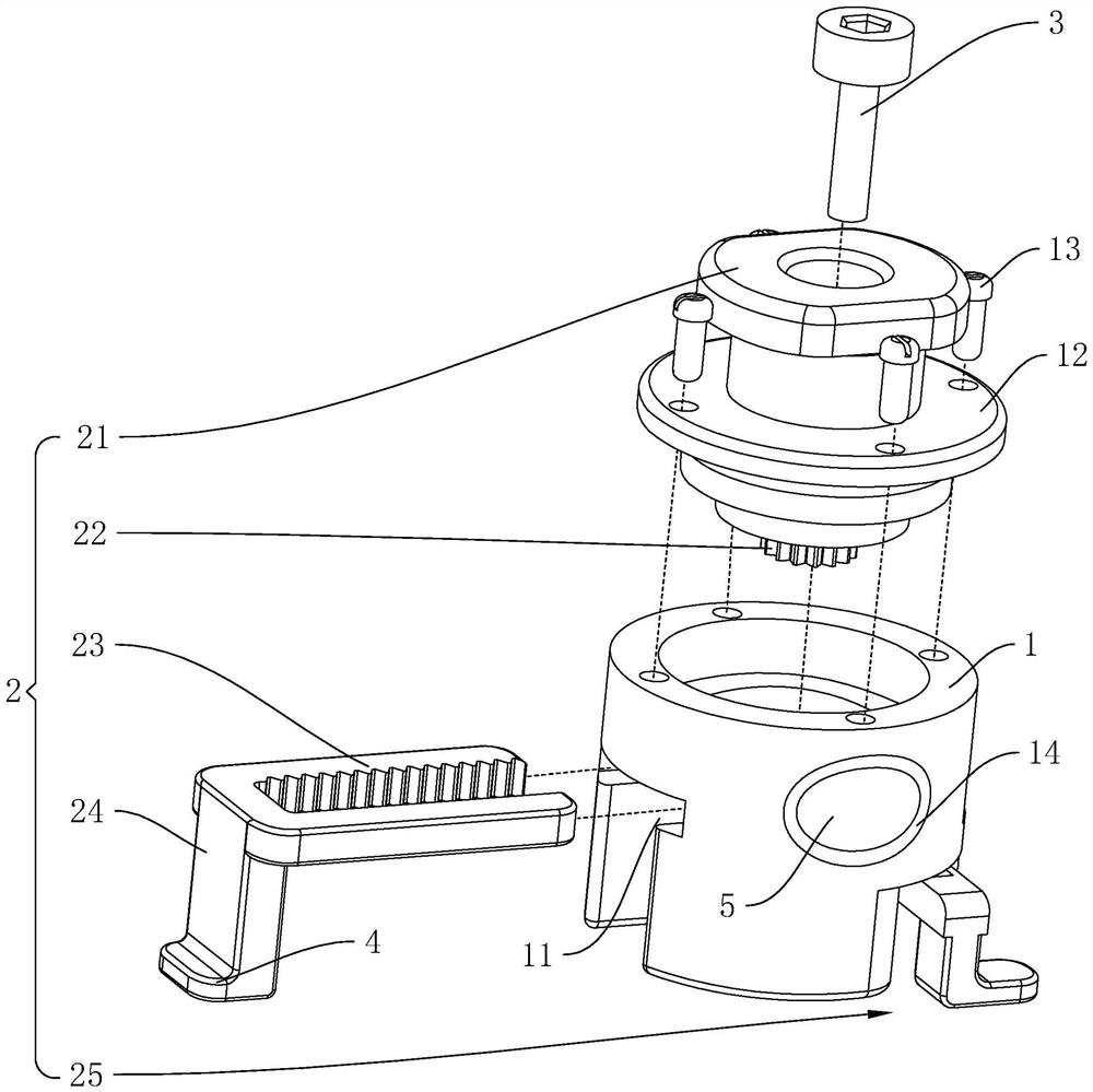 Tibial plateau support extractor