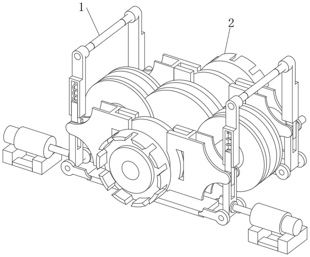 A driving multi-segment matching restriction mechanism