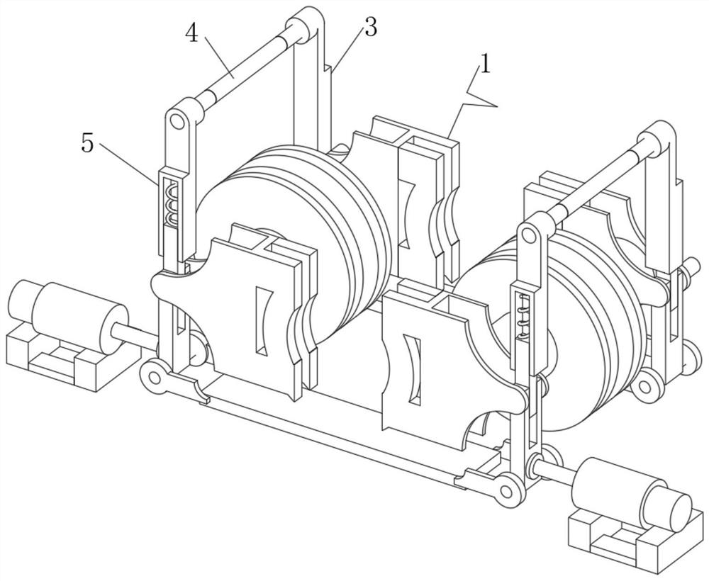 A driving multi-segment matching restriction mechanism