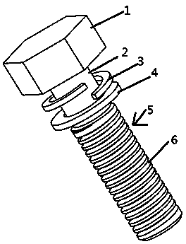 Bolt with anti-disengagement device