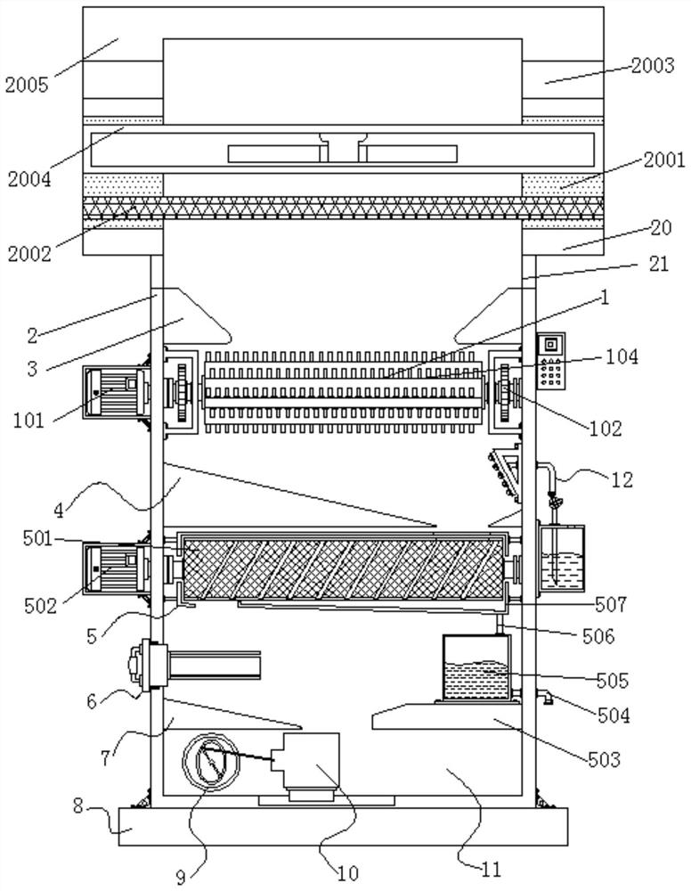 Environment-friendly household garbage treatment device