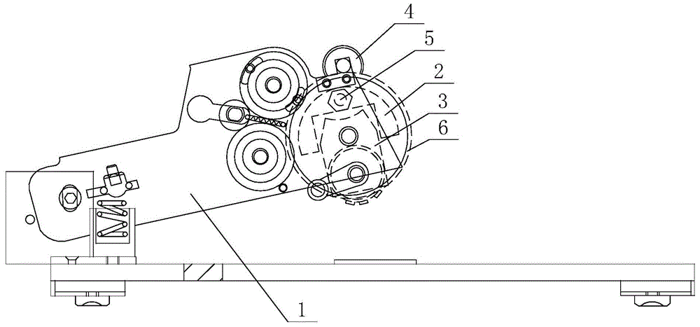 Dialing device for note number supplying machine