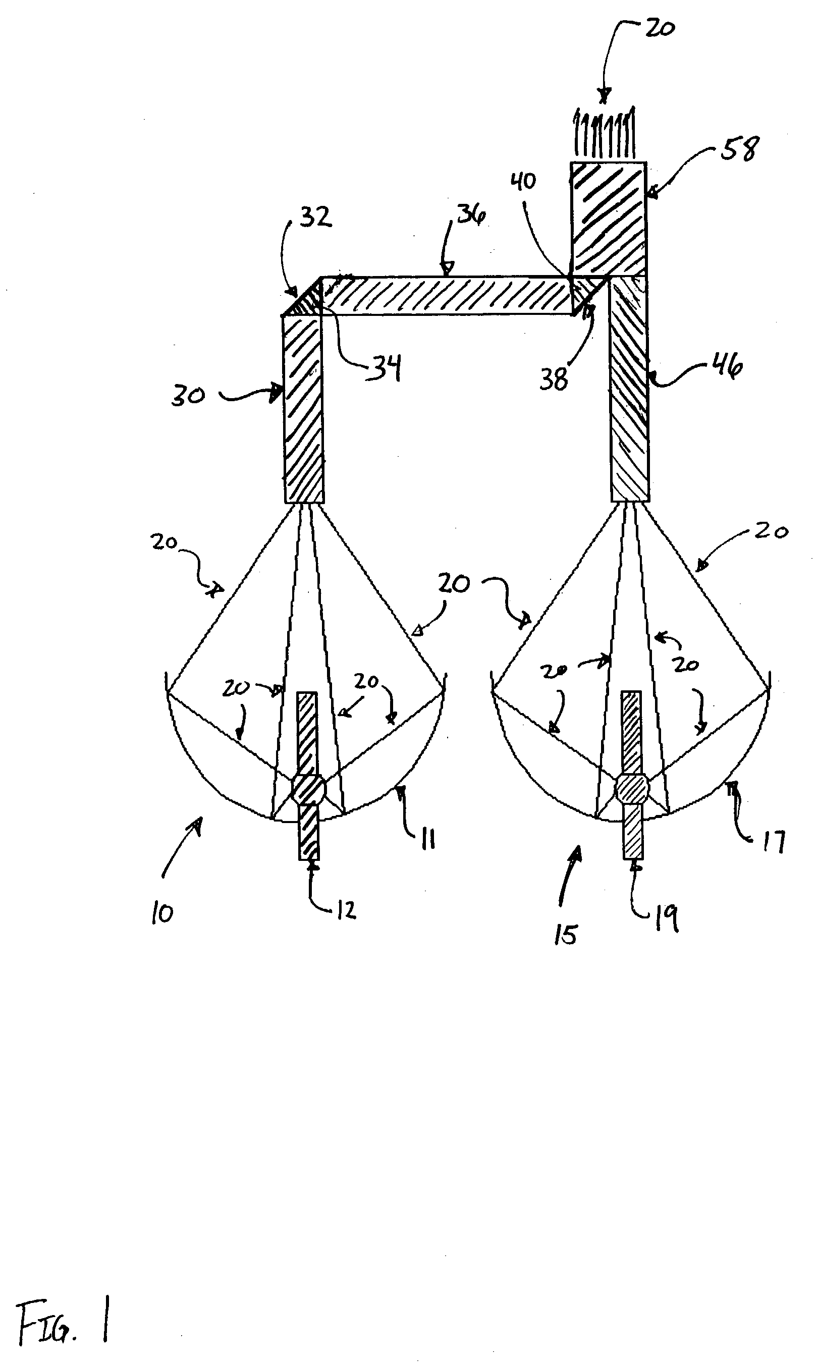Multi-lamp arrangement for optical systems