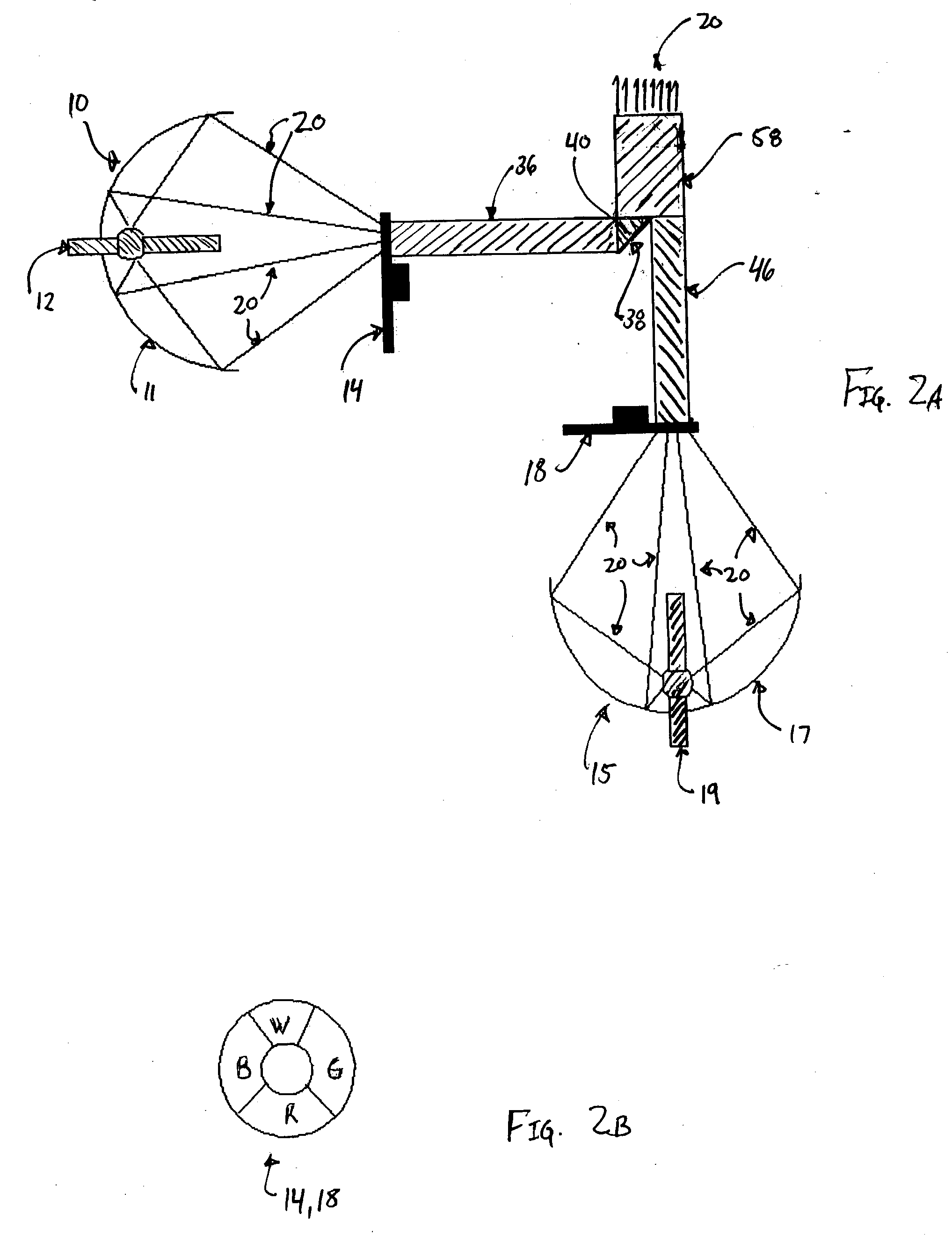 Multi-lamp arrangement for optical systems