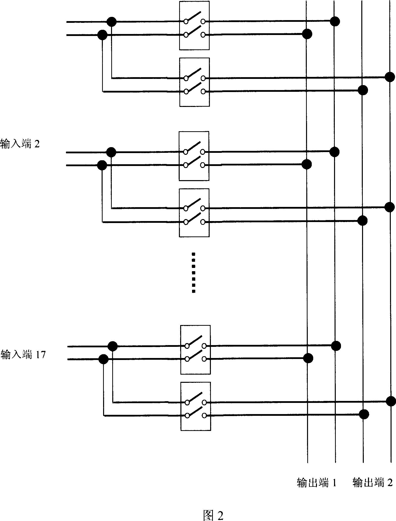 Automatic line switching device for DSL device test
