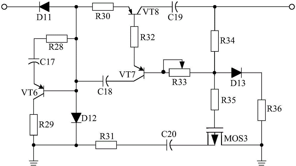 Automatic alternating current voltage-stabilizing power supply with stable performance