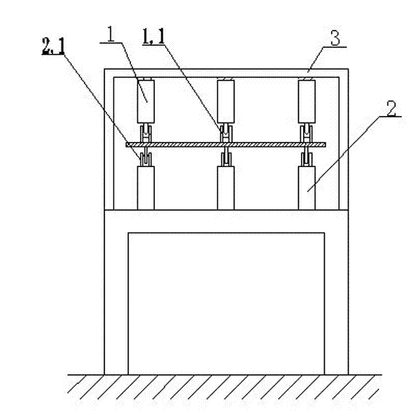 Strip plate punching auxiliary feed device