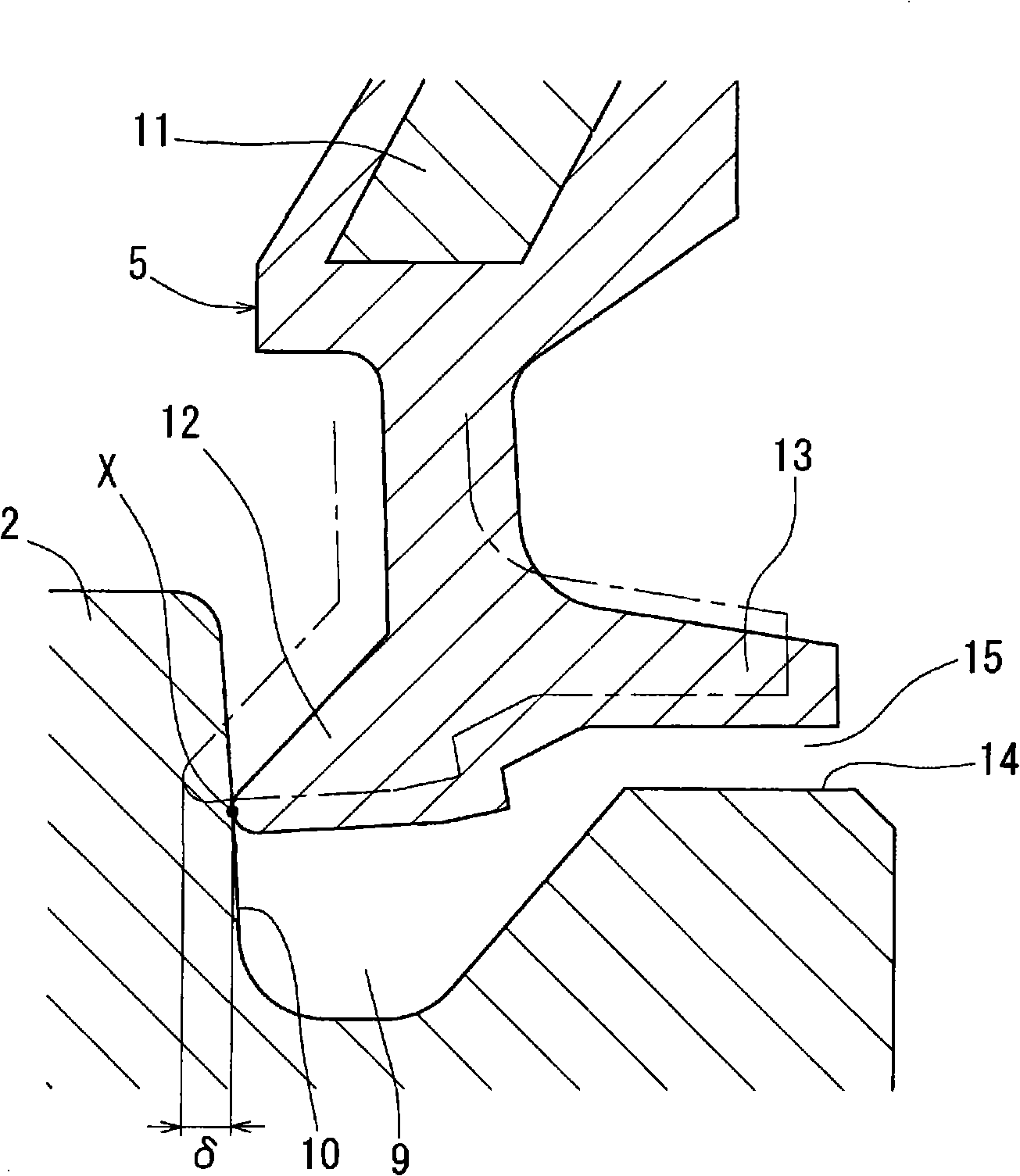 Sealed rolling bearing