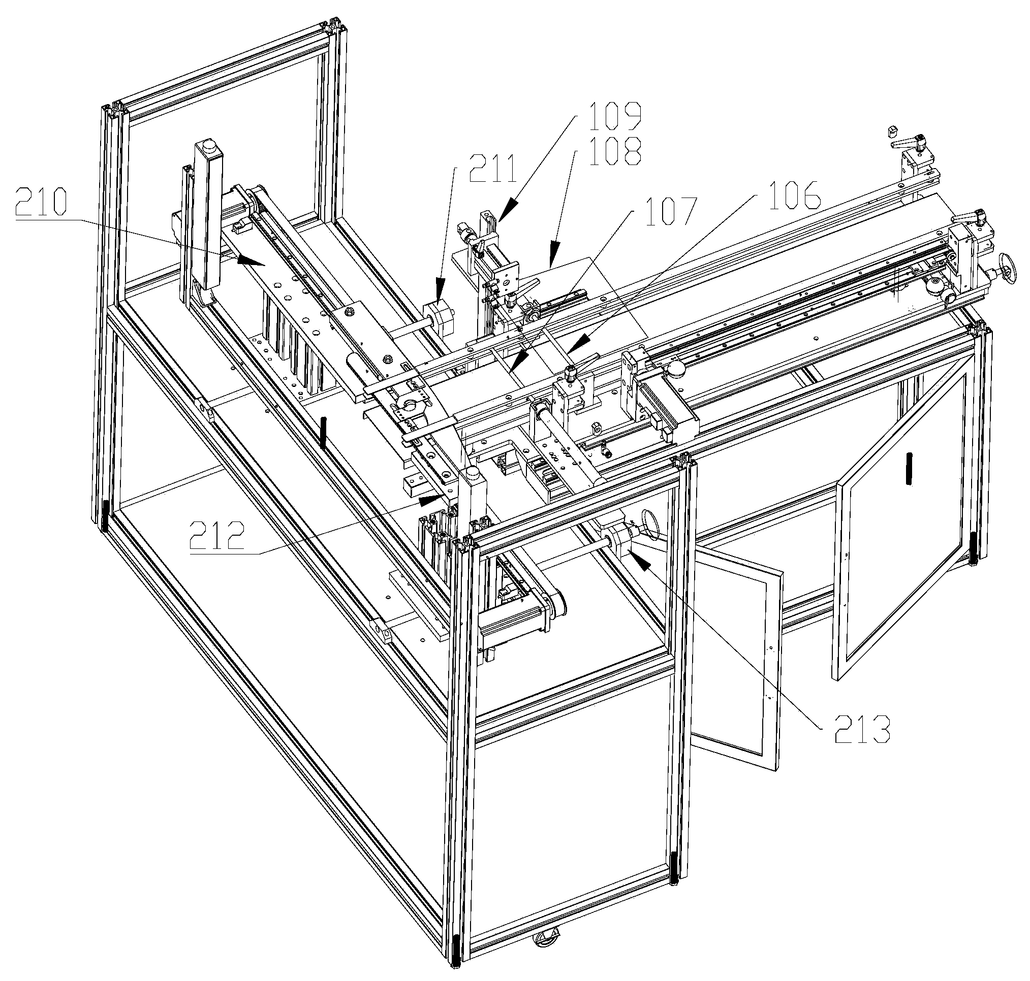 Automatic brush bristle sorting device