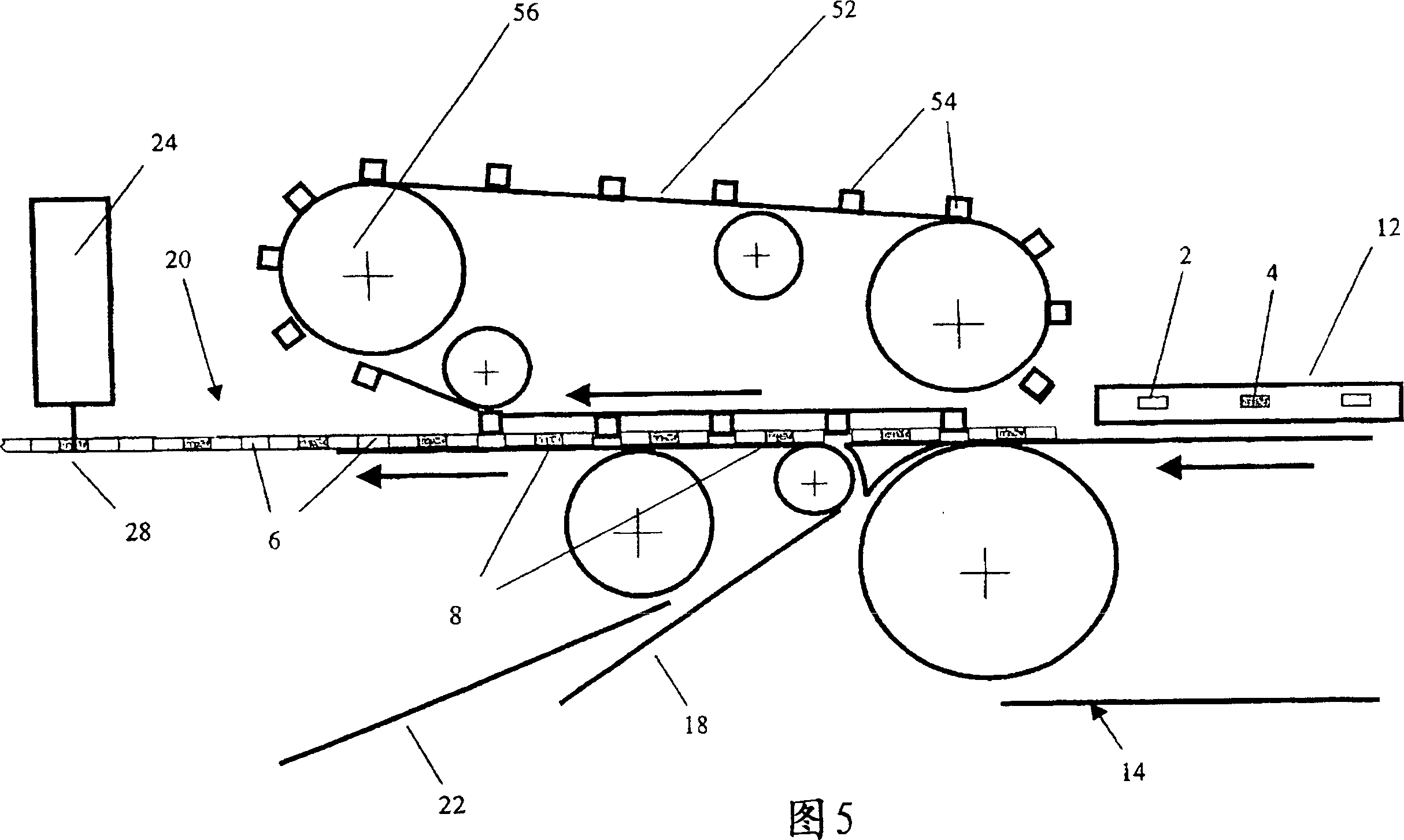 Apparatus and method for the production of composite cigarette filters