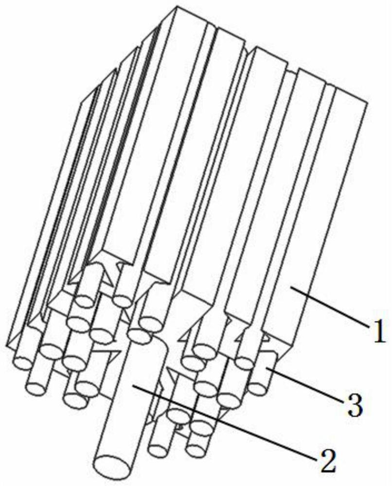 High-core-number density communication cable