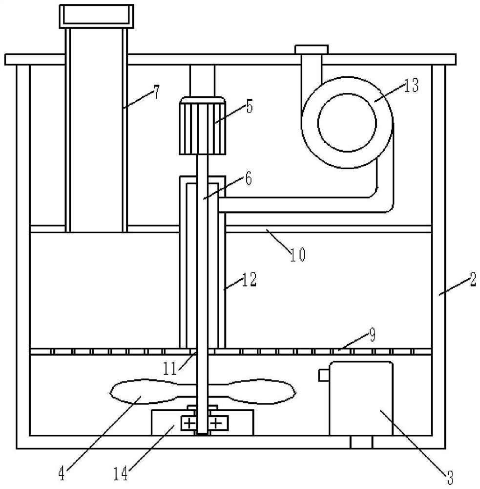 Disinfection device for livestock and poultry farm