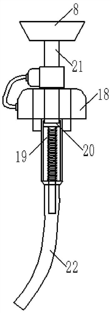 Disinfection device for livestock and poultry farm