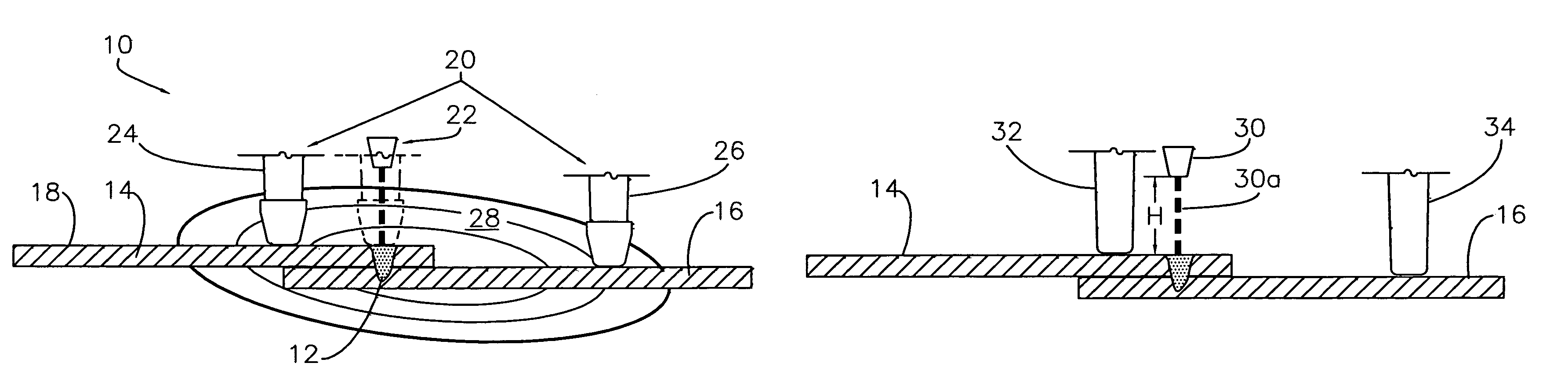 Hybrid laser and resistance welding system and method