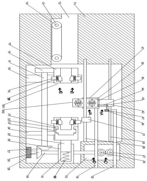 Multi-caliber transformer iron core insulation paper packaging device