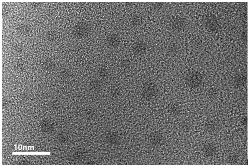 Polyethyleneimine-modified ascorbic acid carbon nanodots, preparation method and application