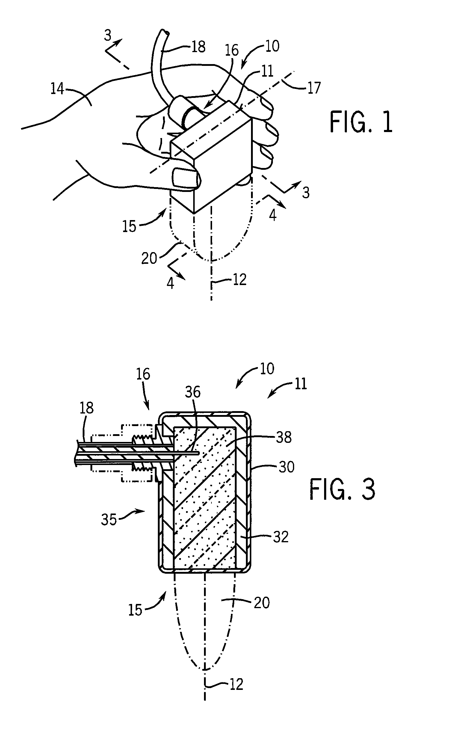 Fan-beam microwave horn for bloodless resection