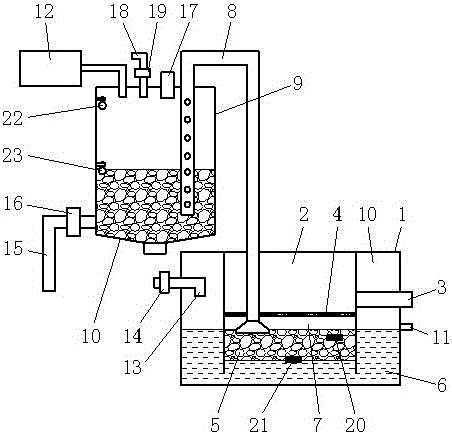 Method and device for treating kitchen waste