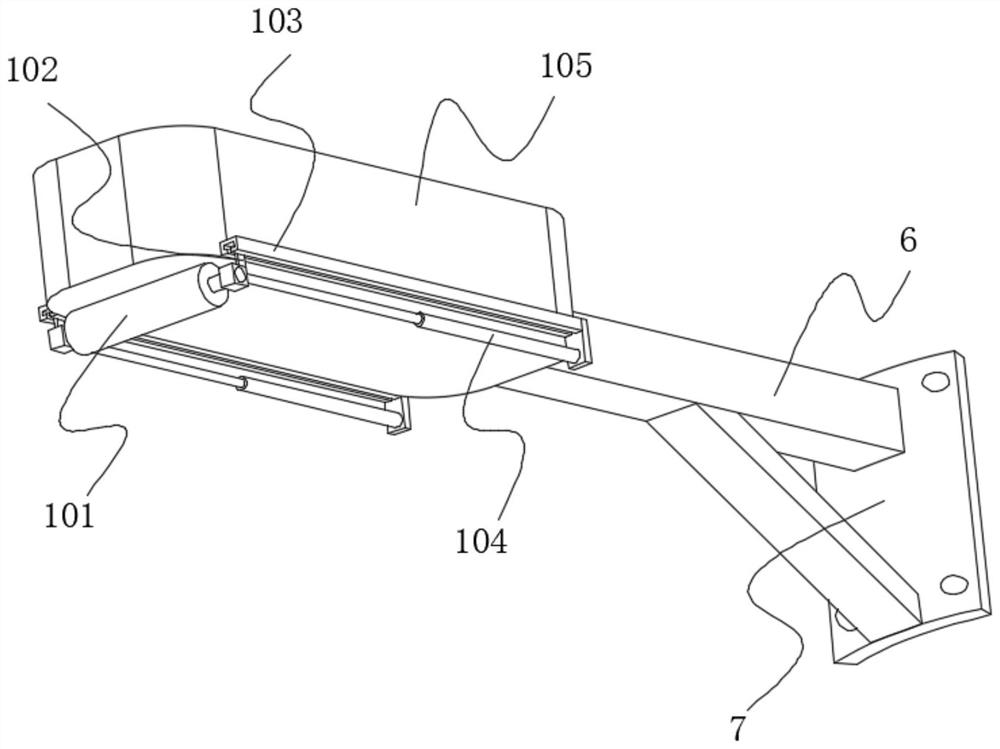 Municipal street lamp and street lamp lighting assembly