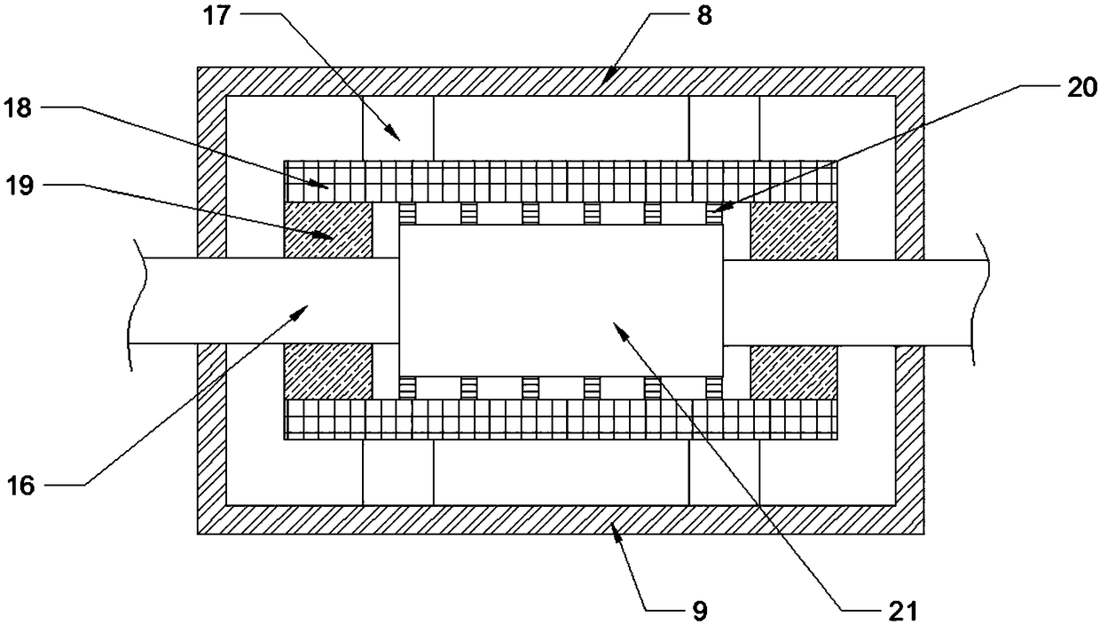 Double-tail-fiber fiber bragg grating temperature sensor protection device