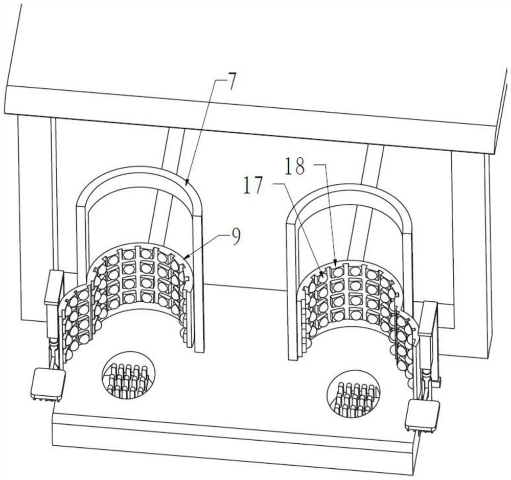 Leg massage device for puerpera rehabilitation