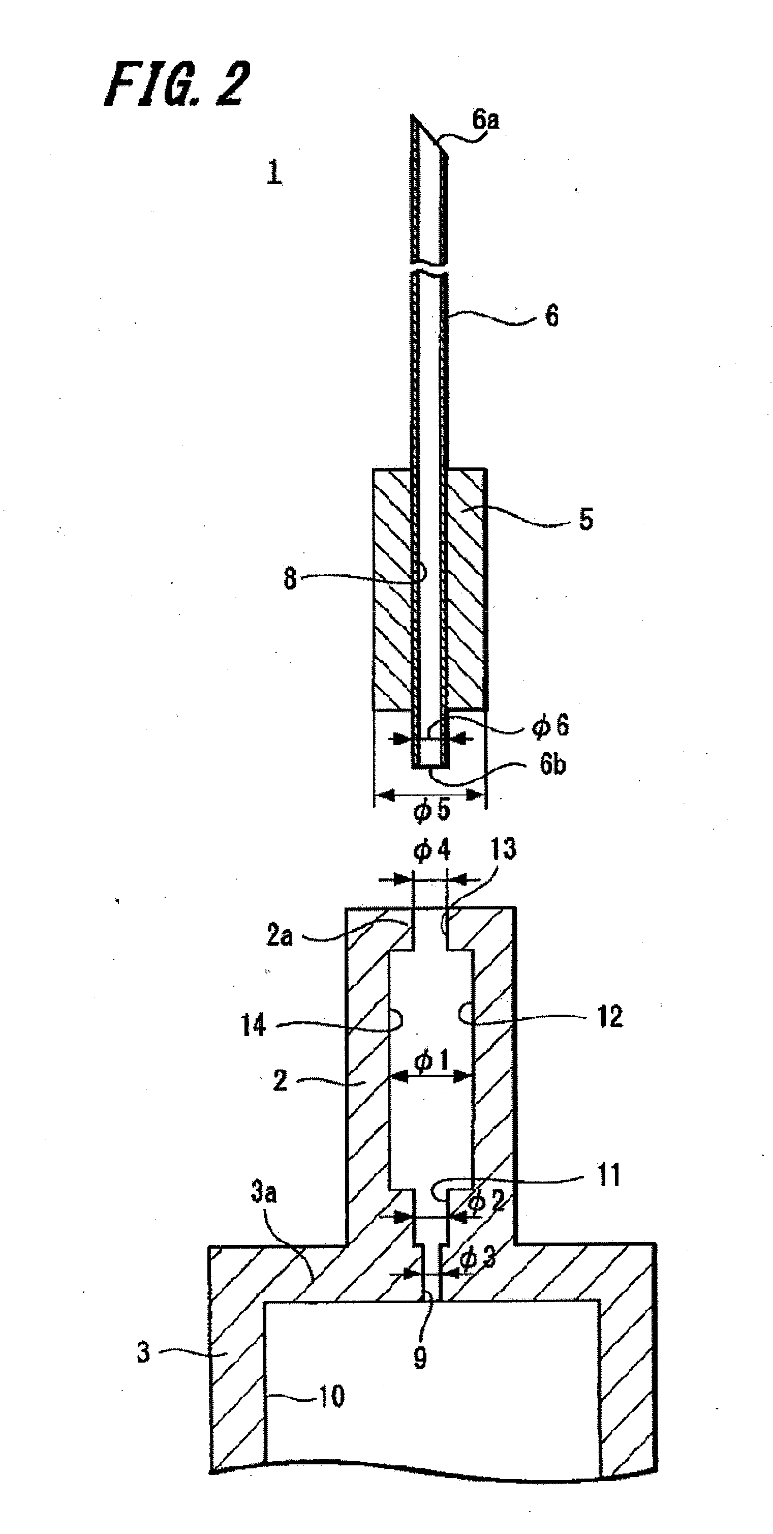 Medical instrument with attached needle