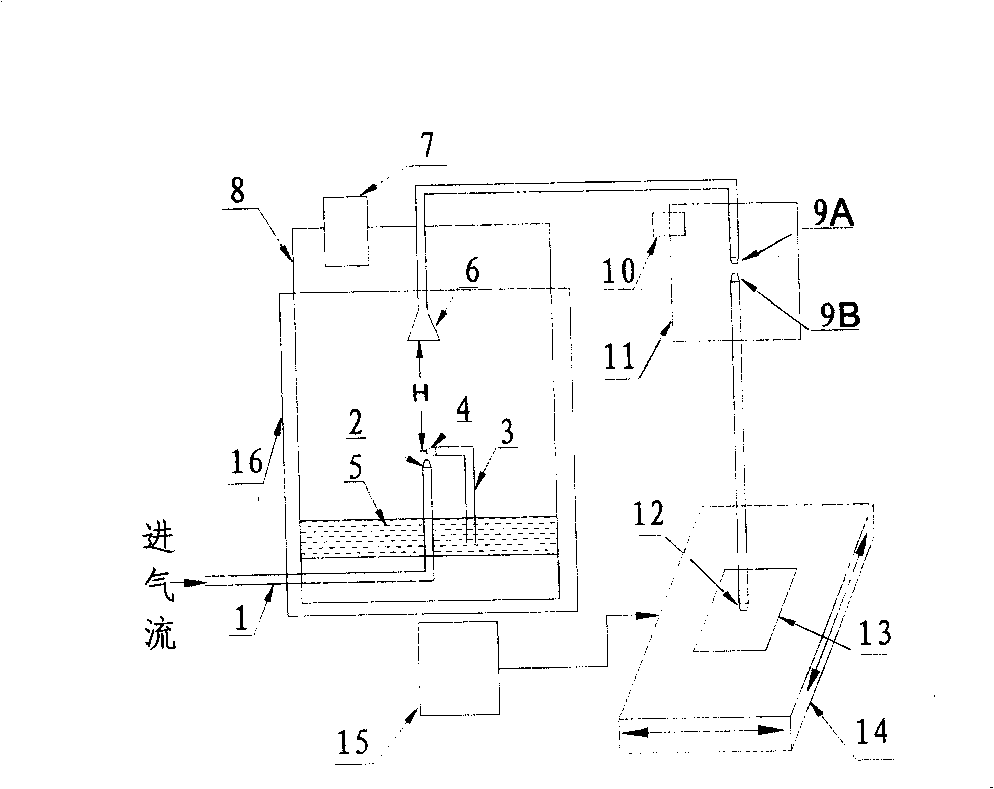 Electronic device for direct slurry atomization and deposition
