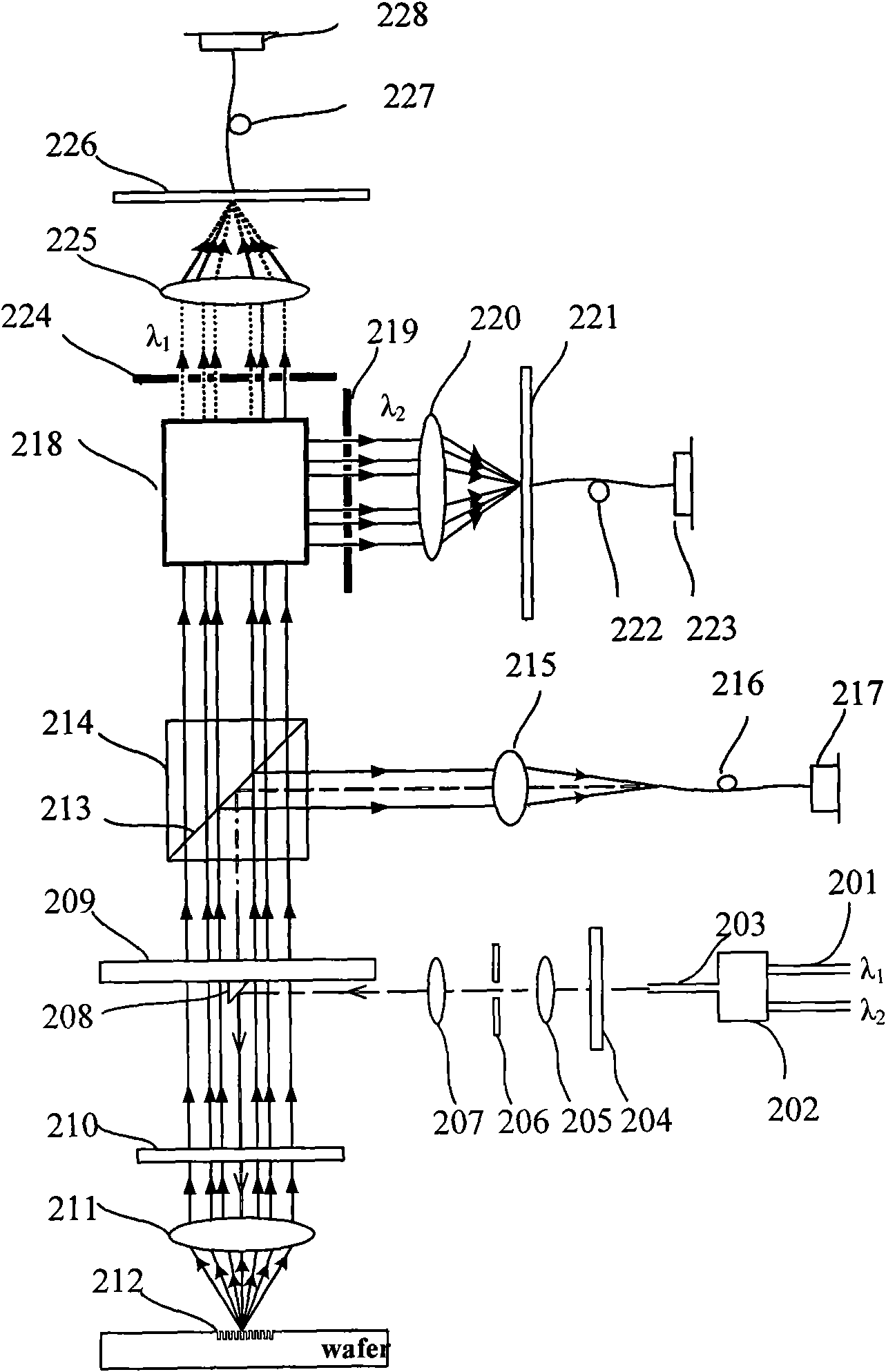 Aligning system and aligning method for lithography equipment
