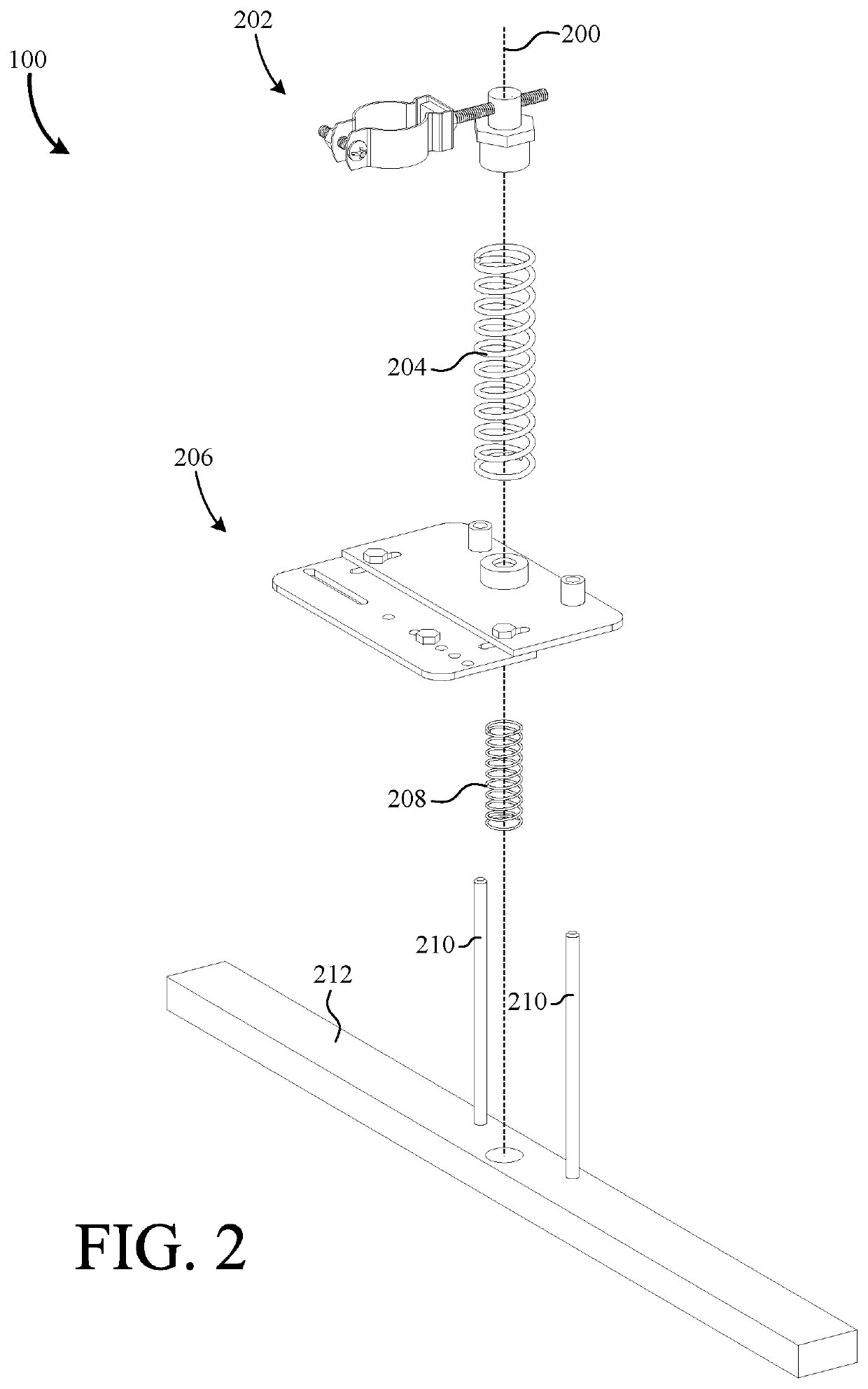 System and method for forming aligned holes in a work piece