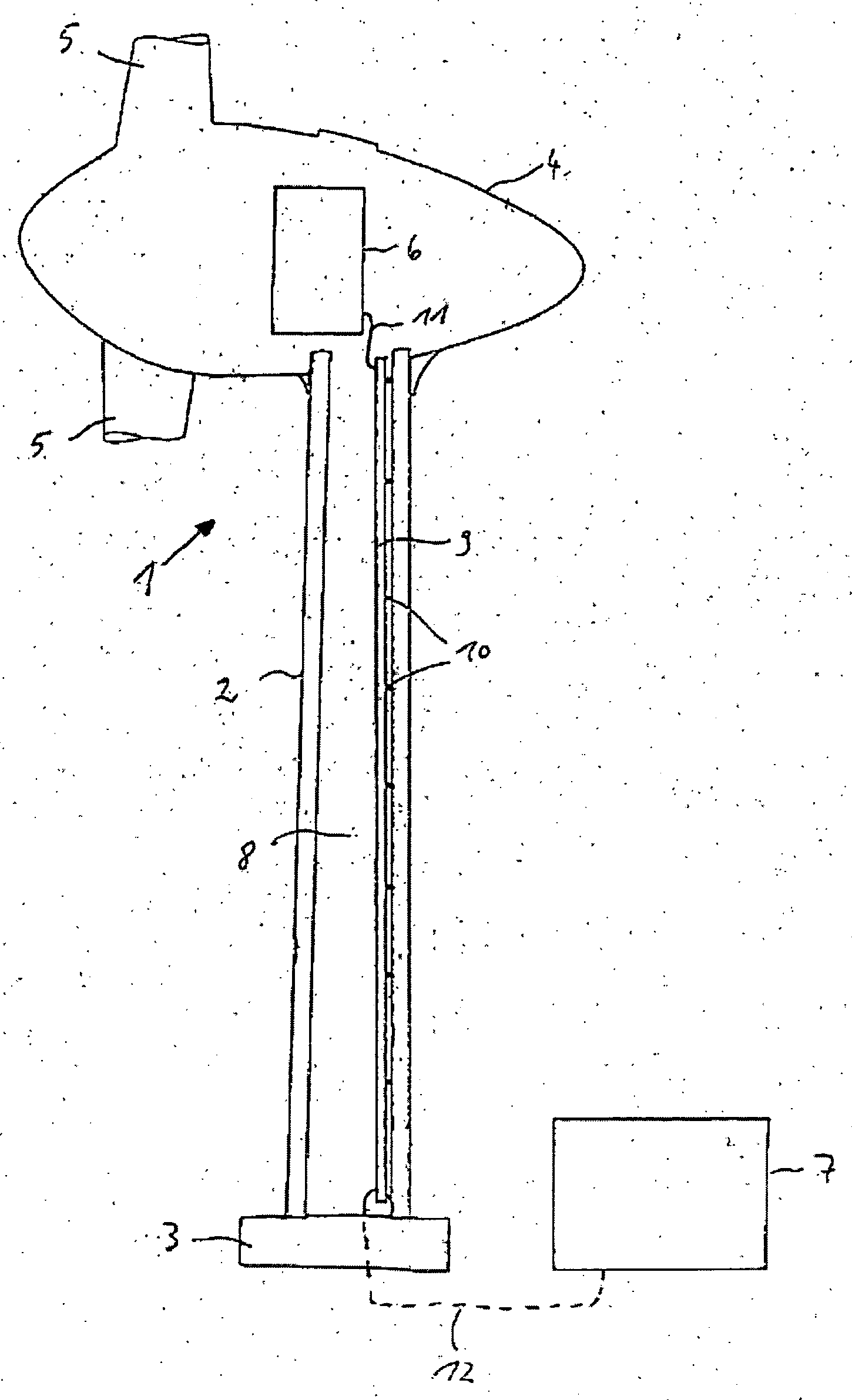 Wind energy installation comprising conductor rails