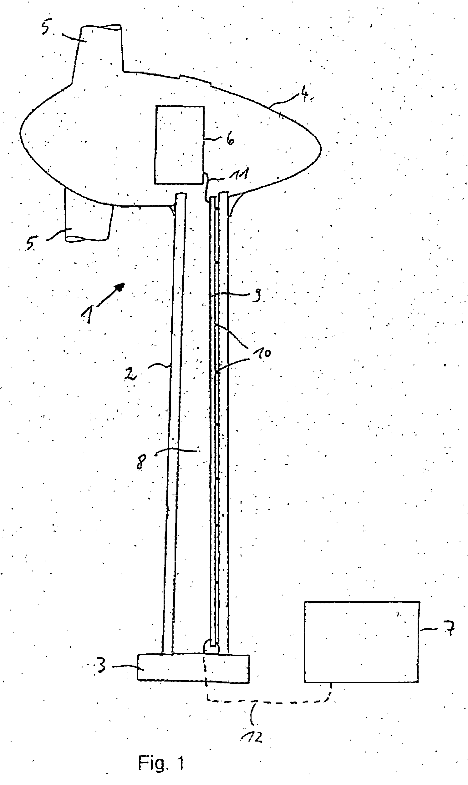 Wind energy installation comprising conductor rails