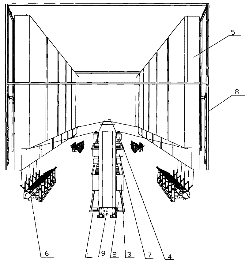 System for producing stepped modularized acrylic filaments