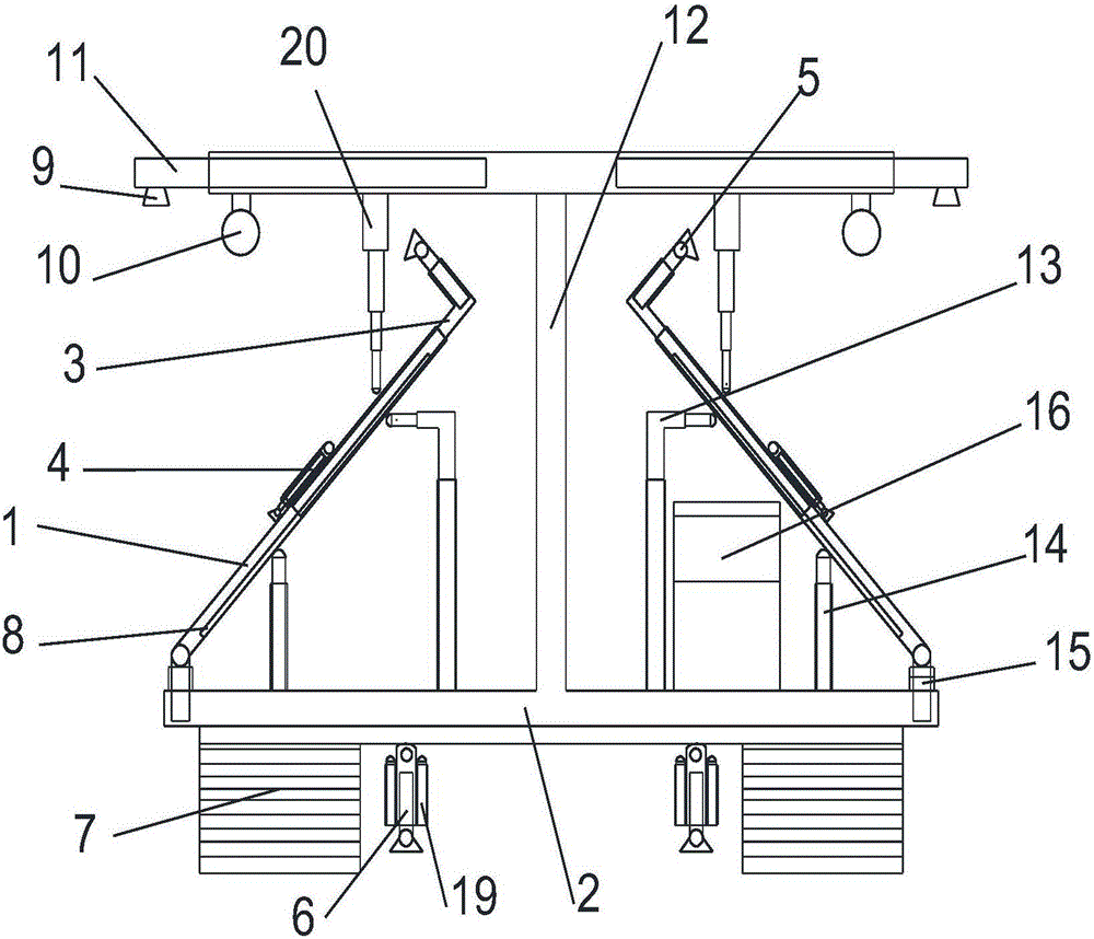 Movable complex terrain emergency lane device and method