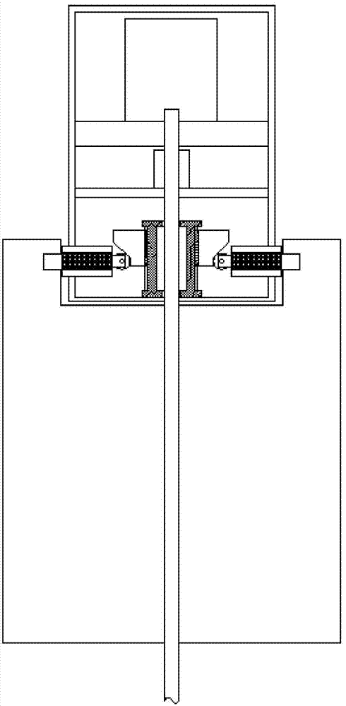 Lifting door plank device capable of being self-locked by use of single screw
