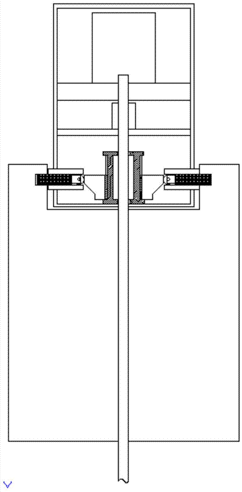 Lifting door plank device capable of being self-locked by use of single screw
