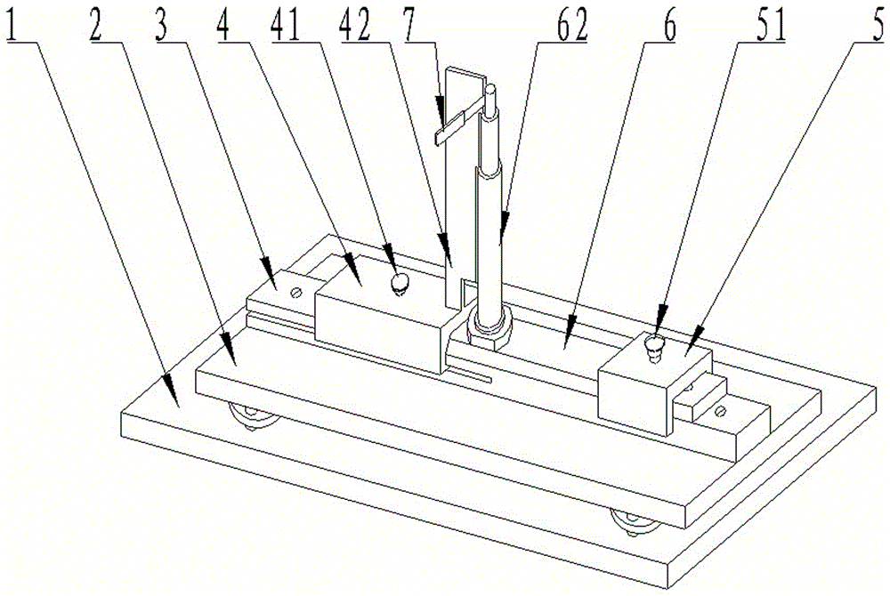 Calibrating device for spinning frame roller side boundary gauge