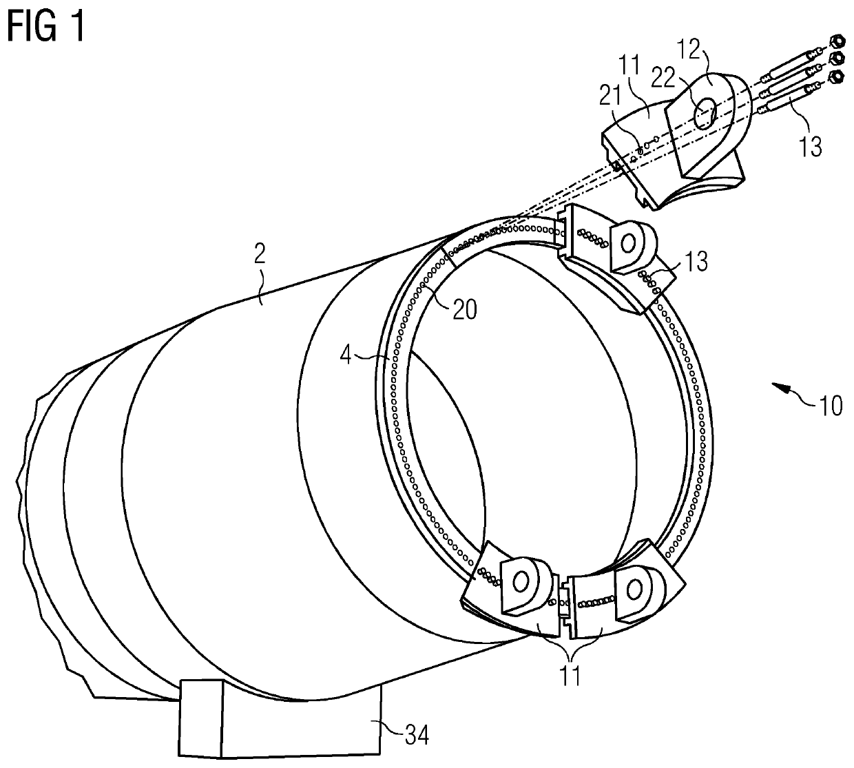 Installation system and method of upending and installing a wind turbine tower