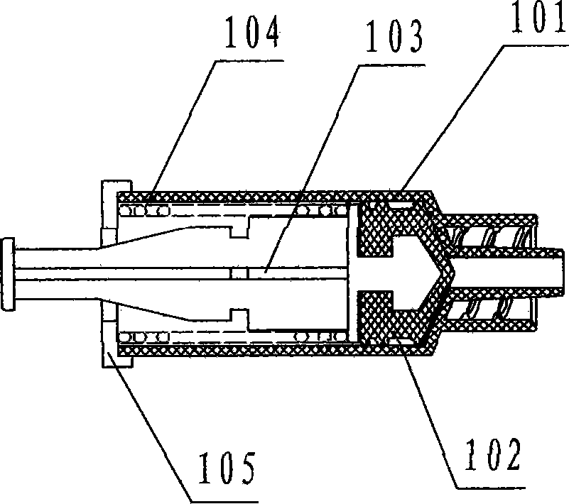 Indwelling needle controlled-release positive pressure device