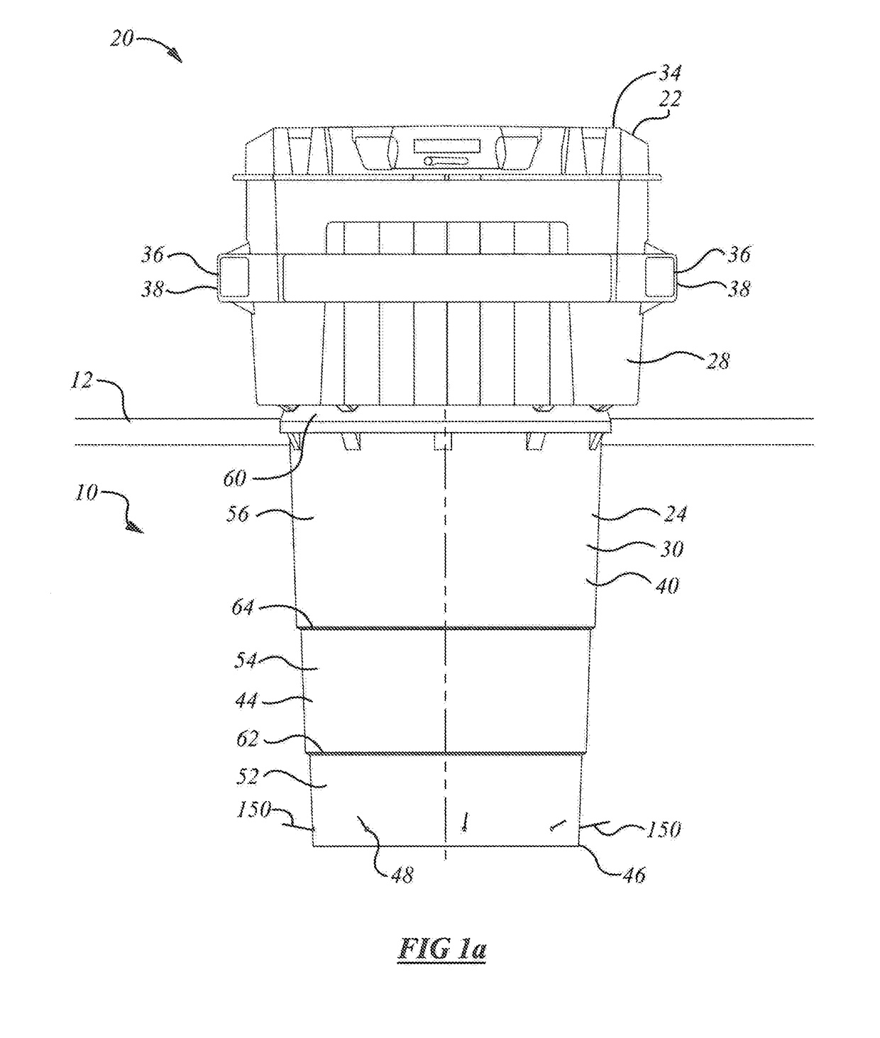 In-ground receptacle and installation thereof