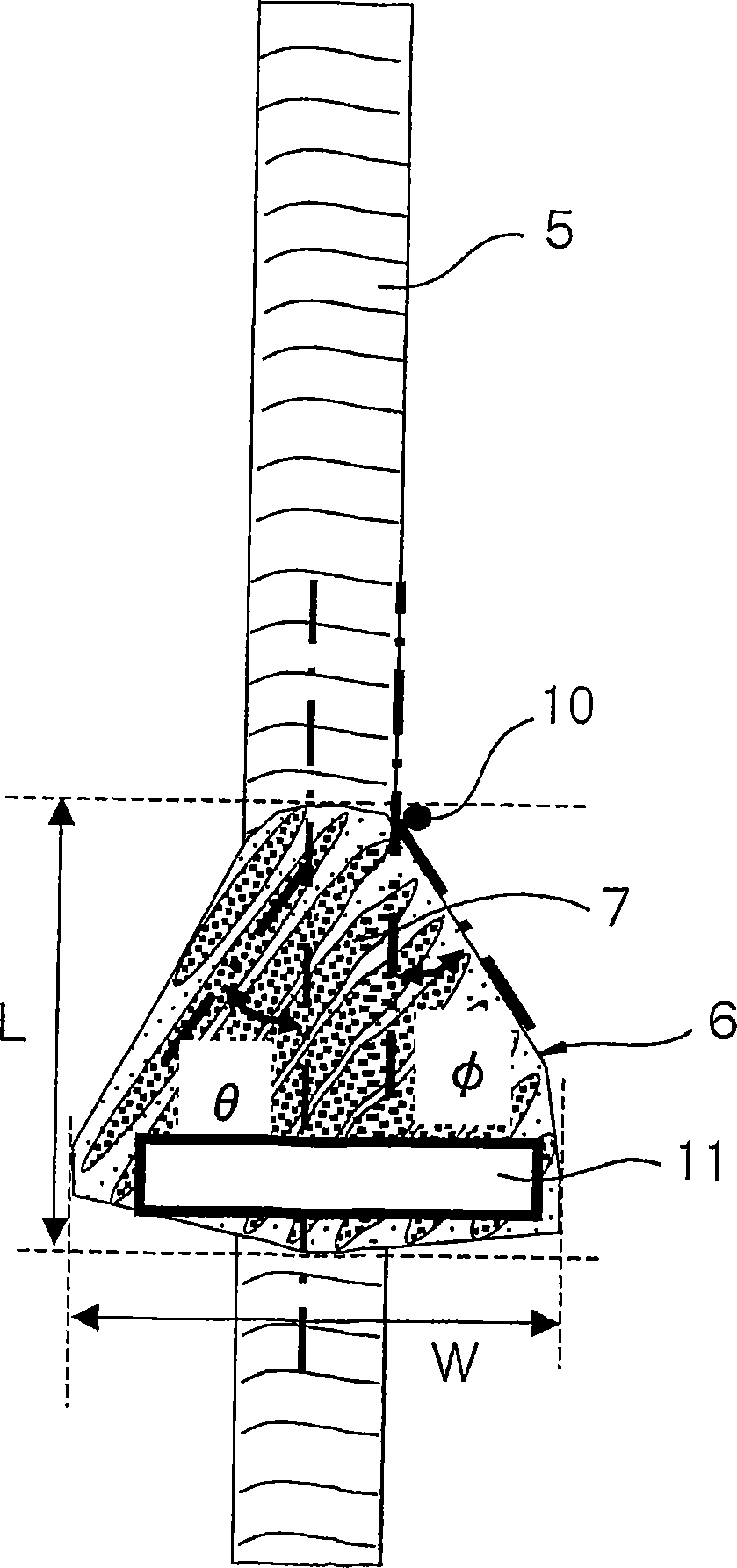 Weld structure having excellent brittle crack propagation resistance and method of welding the weld structure